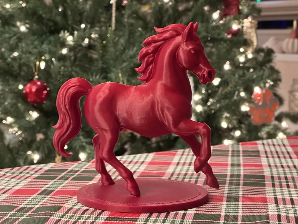 Koleksiyonluk Yılbaşı Atlısı Biblo Dekoratif Özel Tasarım Süs