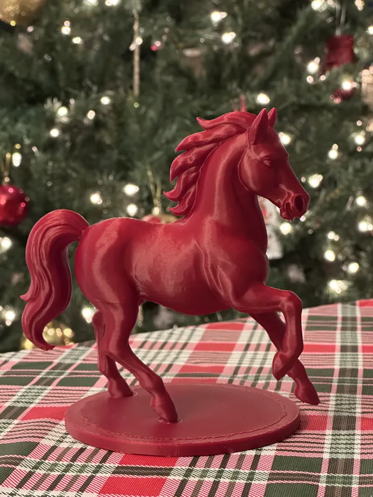 Koleksiyonluk Yılbaşı Atlısı Biblo Dekoratif Özel Tasarım Süs