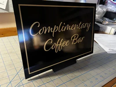 Tabletop Sign Holder