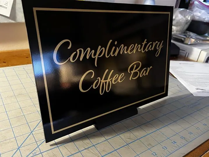 Tabletop Sign Holder