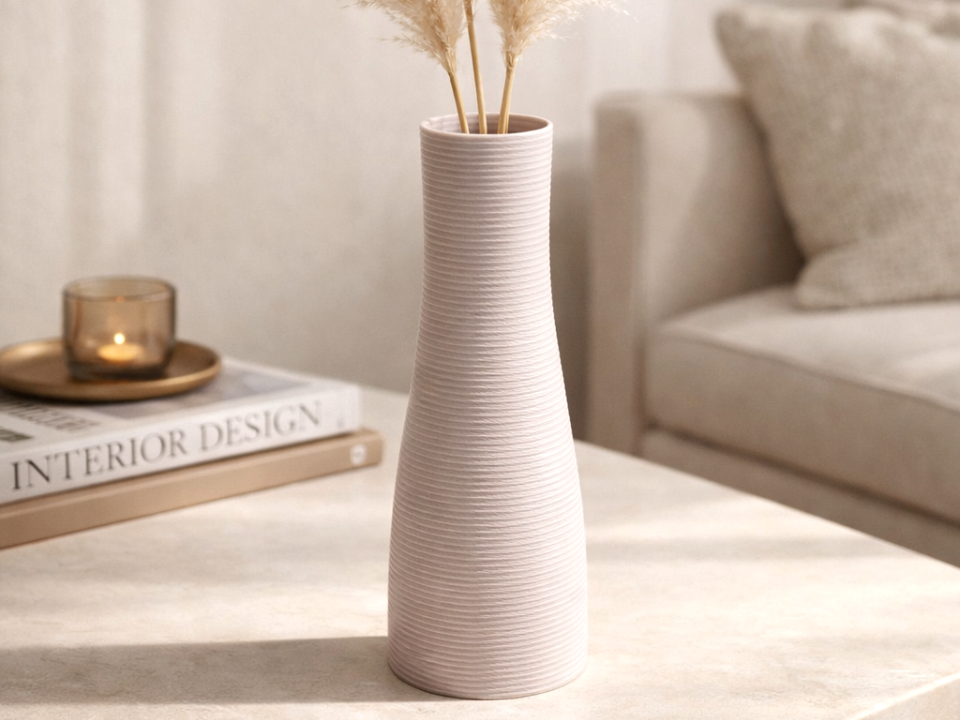Modern Spiral Vase Minimalist Luxury Home Decor