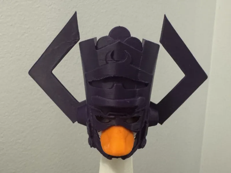 Galactus helmet for desk goose