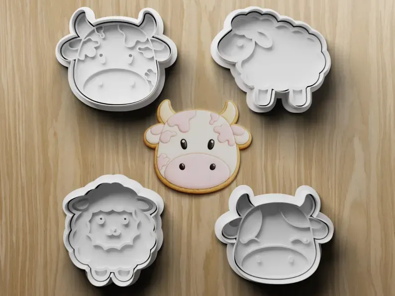 Cute Cow Cookie Cutter