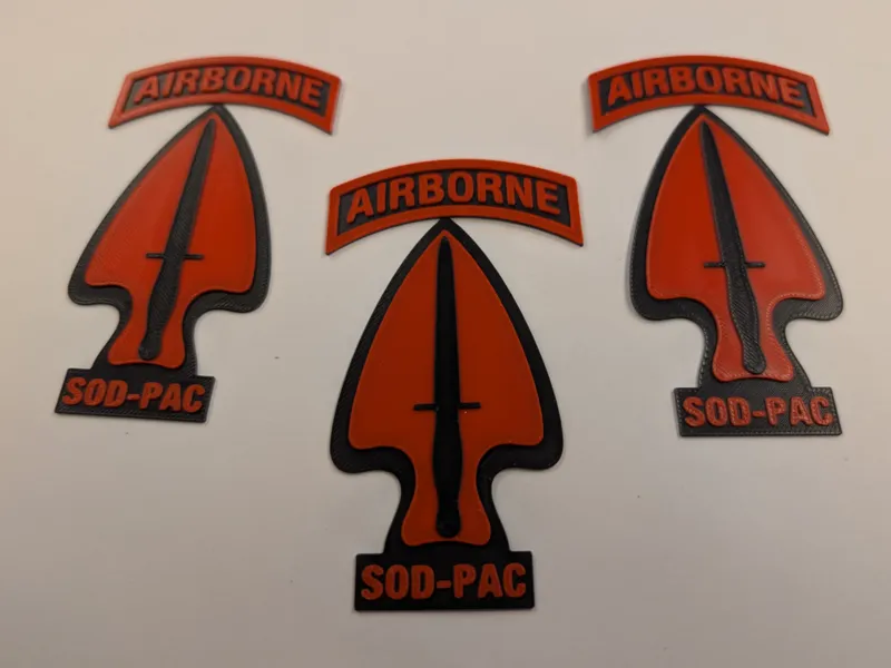 USASOC & SOD-P Patch