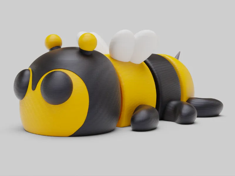 Flexi Articulated Bee (Multicolor)
