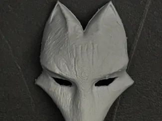 maschera Ghost of Yotei kitsune