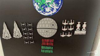 Star Wars Magnet - Weltraumschlacht