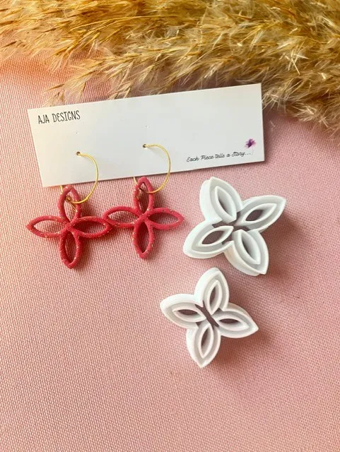 Polymer Clay Earring Mold 37 view 3