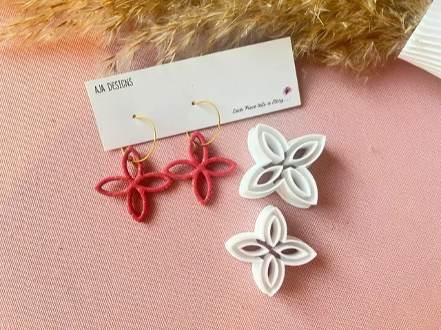 Polymer Clay Earring Mold 37