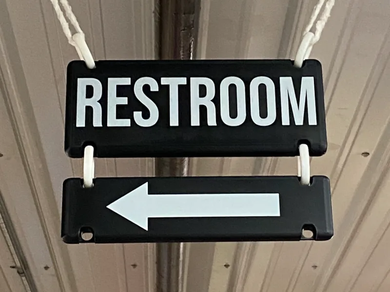 Business Restroom Sign (Customizable)
