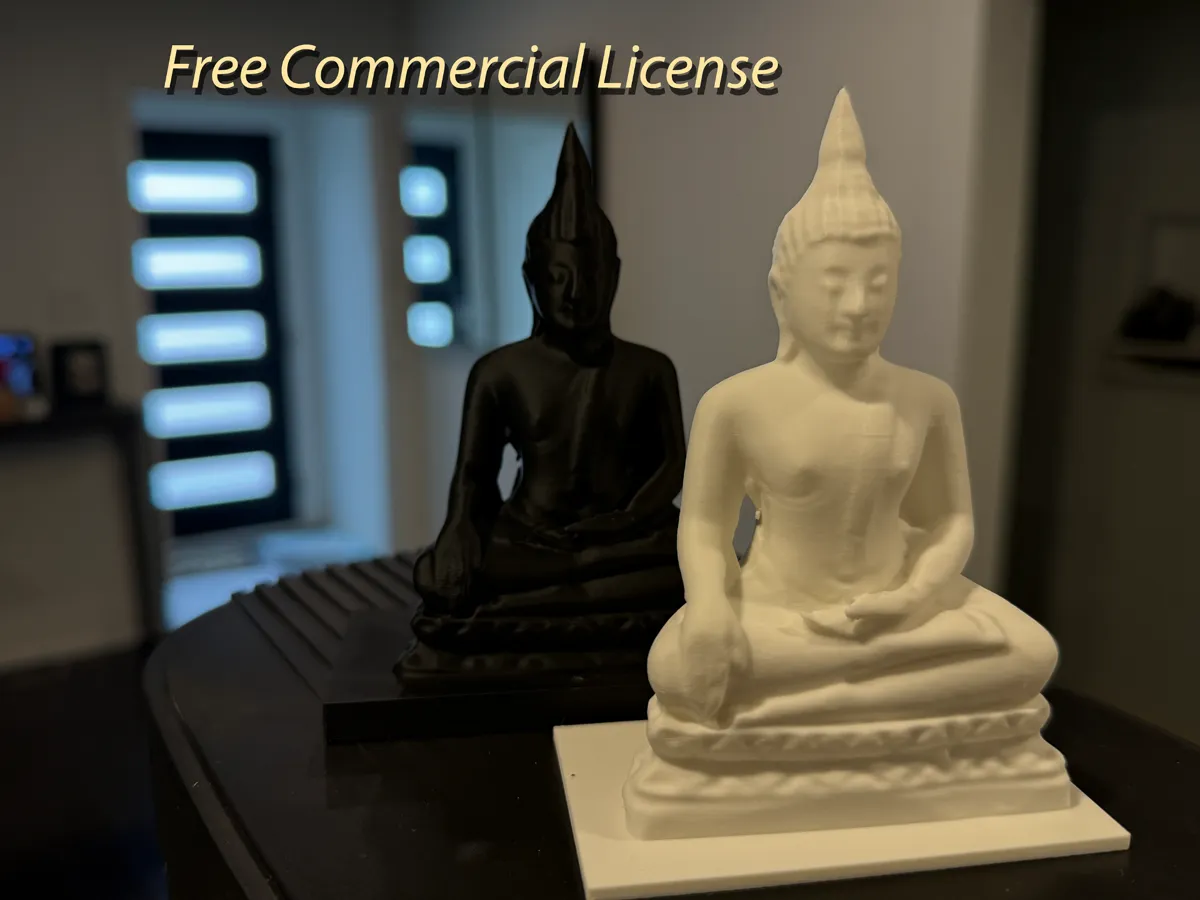 Bouddha thaïlandais scanné en 3D