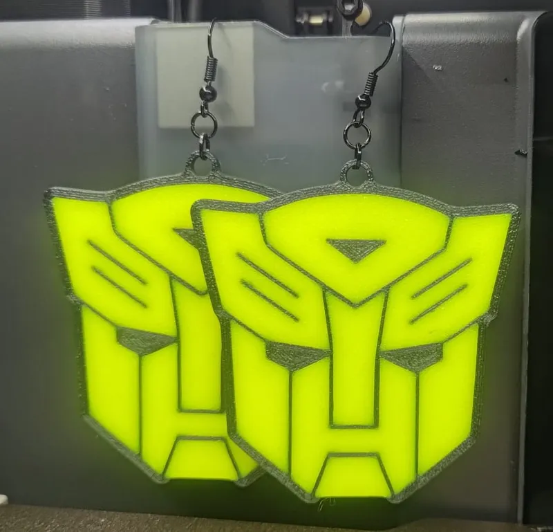 Transformers Earrings or Keychain 