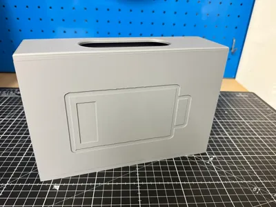 Stackable Battery Container for Empty Batteries