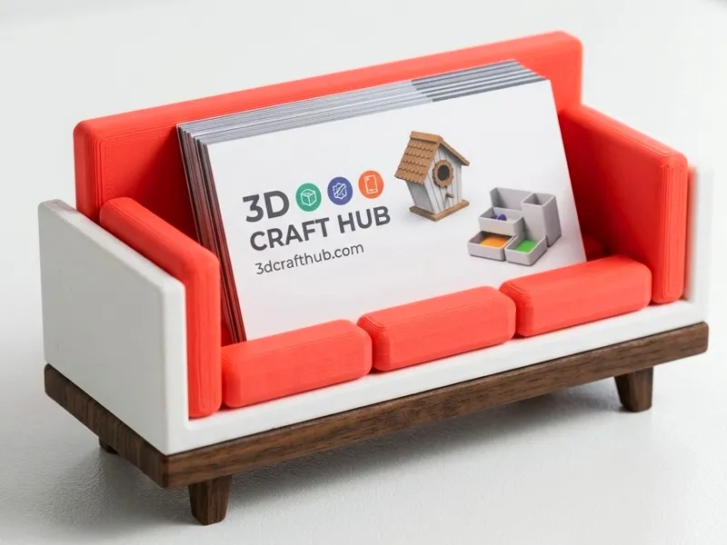The "Executive Lounge" Sofa Business Card Holder.