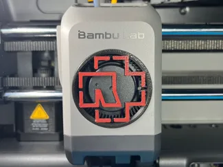 Cache de ventilateur P2S – Logo Rammstein