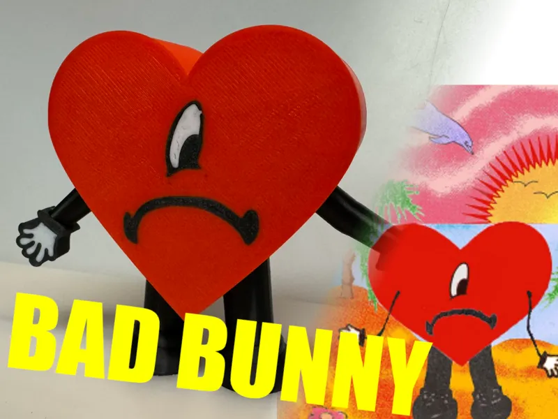 Bad Bunny Album Art Figure