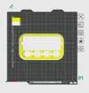 slightly larger - (ams) 5% gyroid infill
