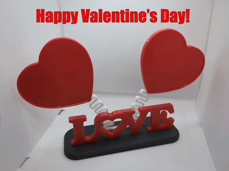 Elastic Love-themed Picture Frame