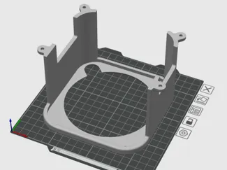 Taller under-desk mount for M4 Mac Mini
