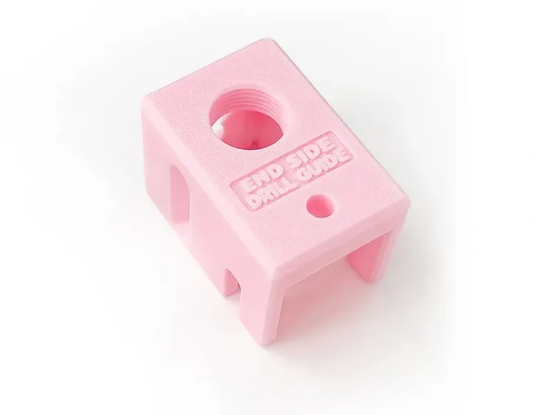 【3030】端面侧边开孔治具M20滚花版