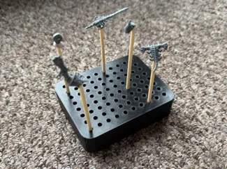 3 mm Dowel Holder For Mini Painting