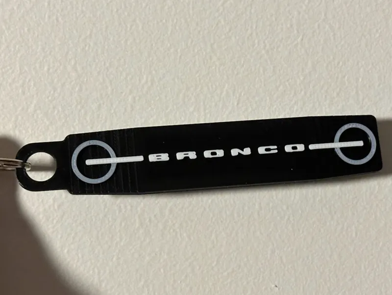 Ford Bronco Front Grille Keychain (Basic)