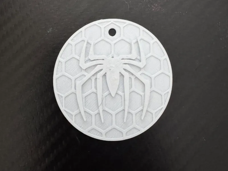 Spiderman Honeycomb Keychain