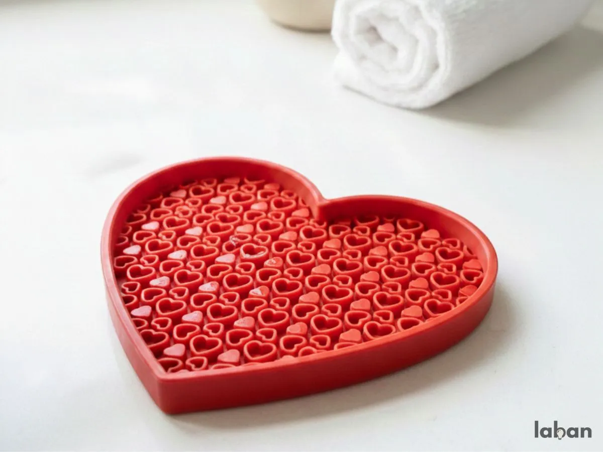 Makeup Brush Cleaner - Heart view 4