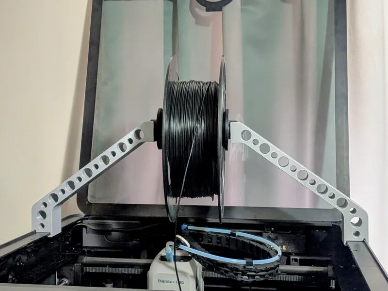 P1S top spool mount