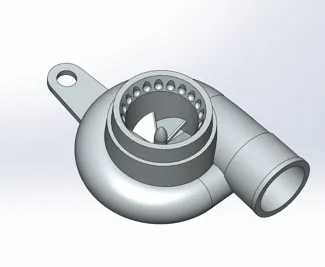 Turbo Charger Keychain