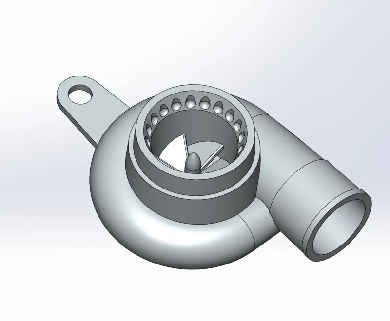 Turbo Charger Keychain
