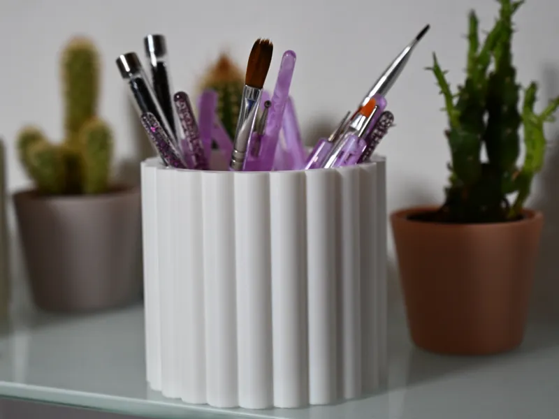 Makeup Behälter Organizer Pinselhalter Vase Dekor