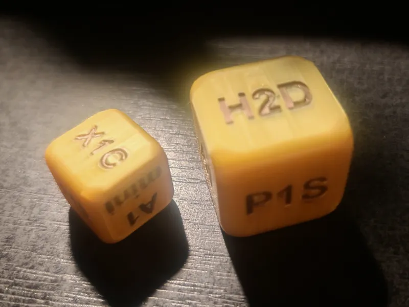 Dice Bambu Lab: H2D / X1C / P1S / P1P / A1 /A1mini