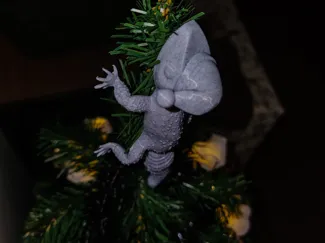 Gecko Christmass Tree topper