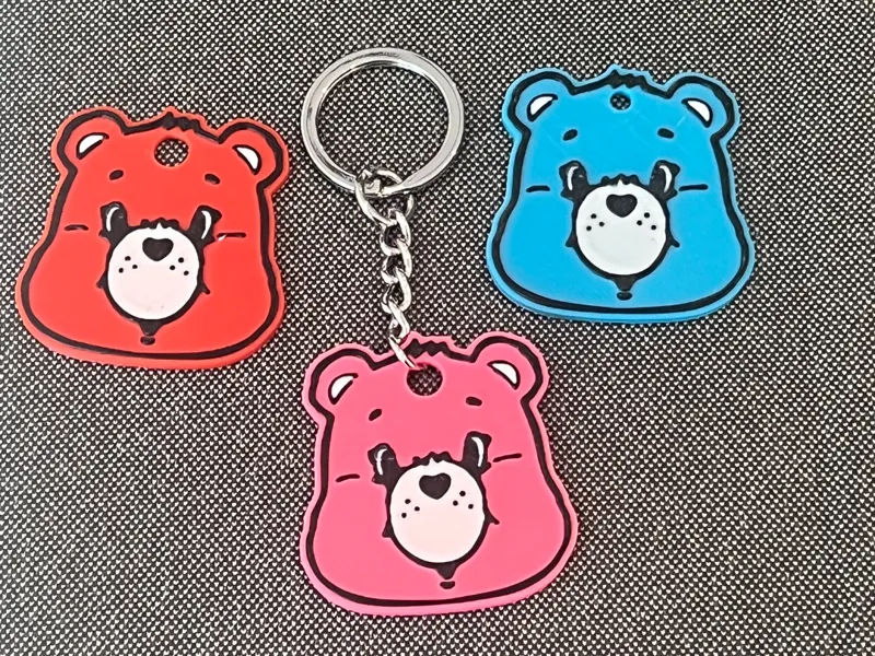 Carebear Keychain - Cute cartoon style