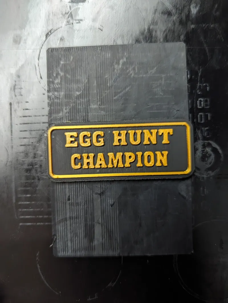 Egg hunt plaque