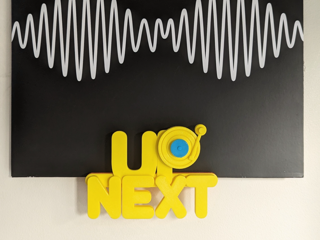Up Next - Vinyl/Record holder - Wall Mounted 3D model