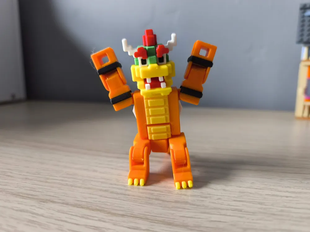 Bowser – The King of the Koopas Articulated Figure - Free 3D Print ...