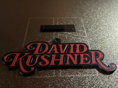 David Kushner Keychain