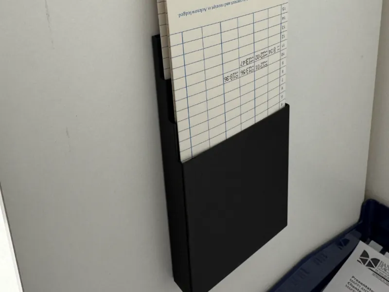 time card rack organizer wall