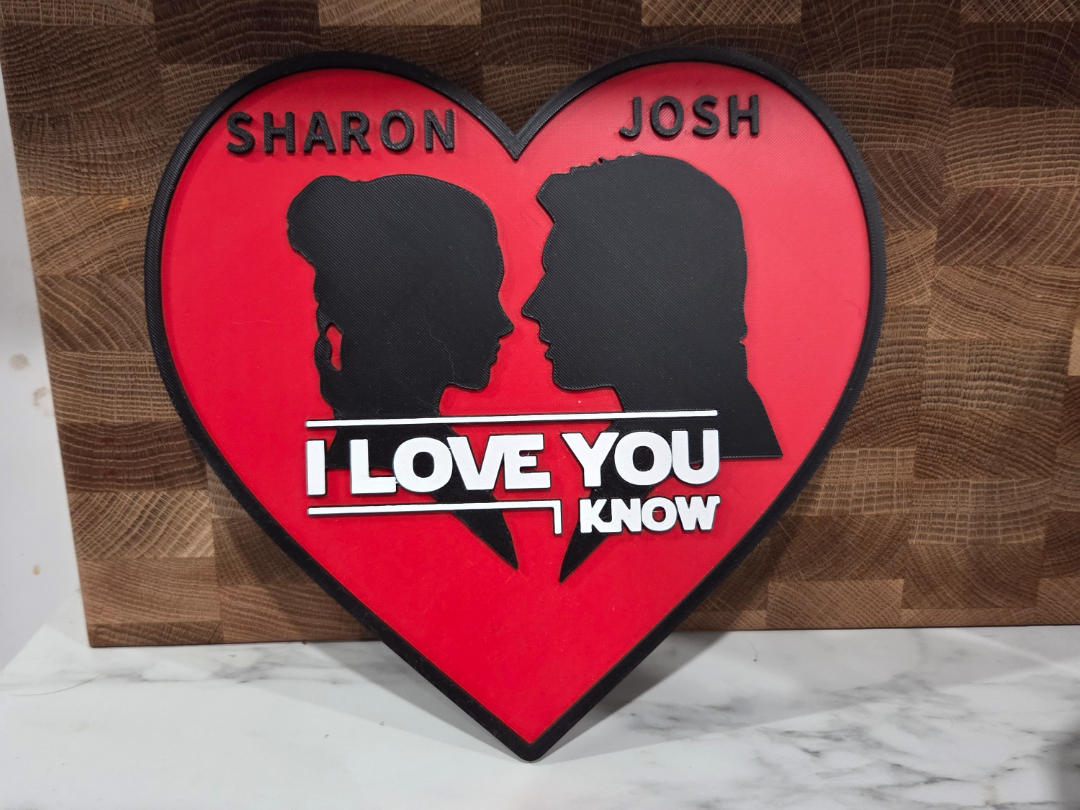 Star Wars Themed Love Sign 