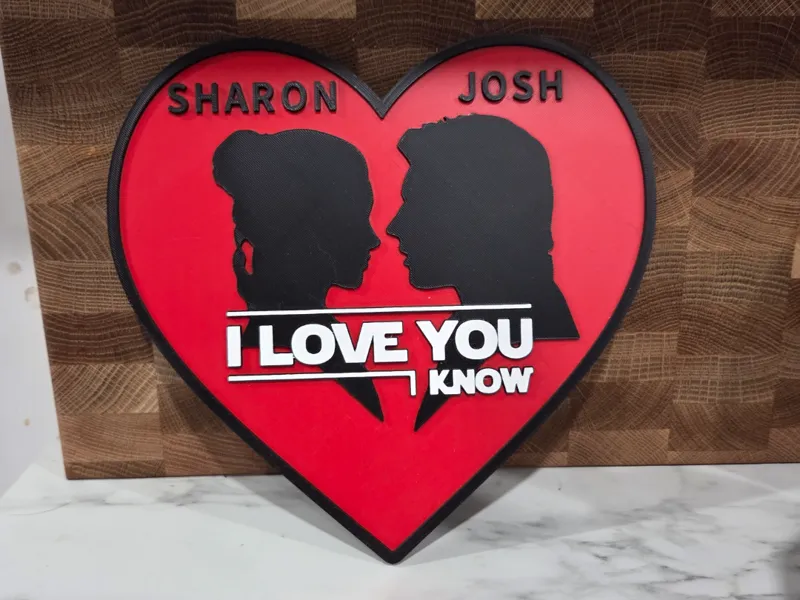 Star Wars Themed Love Sign
