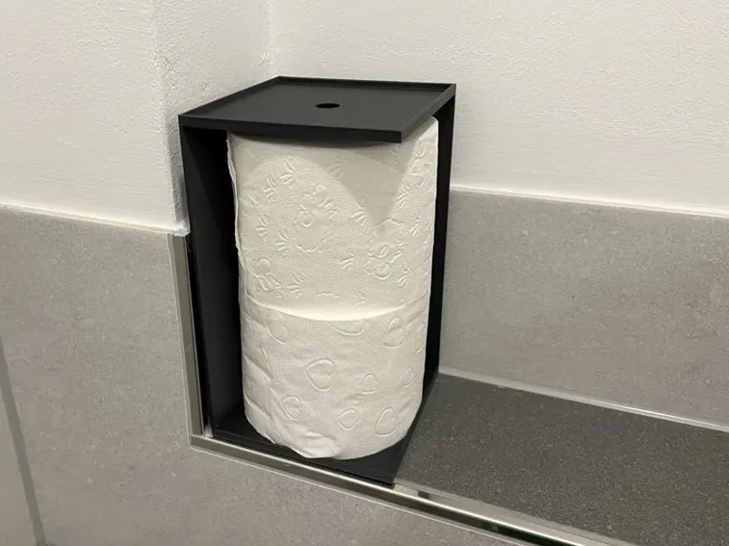 "Hide n' Clean" Toilet Roll Tower