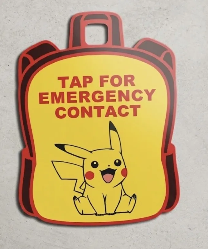 PIKACHU BACKPACK TAG - Free 3D Print Model - MakerWorld