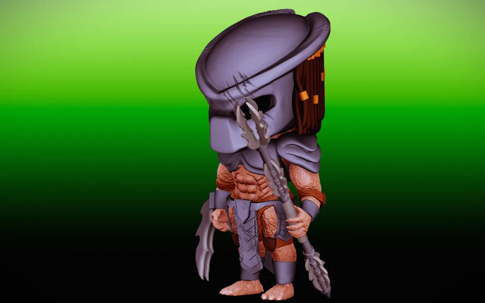 Lil’ Hunter The Ultimate Chibi Predator - Free 3D Print Model - MakerWorld