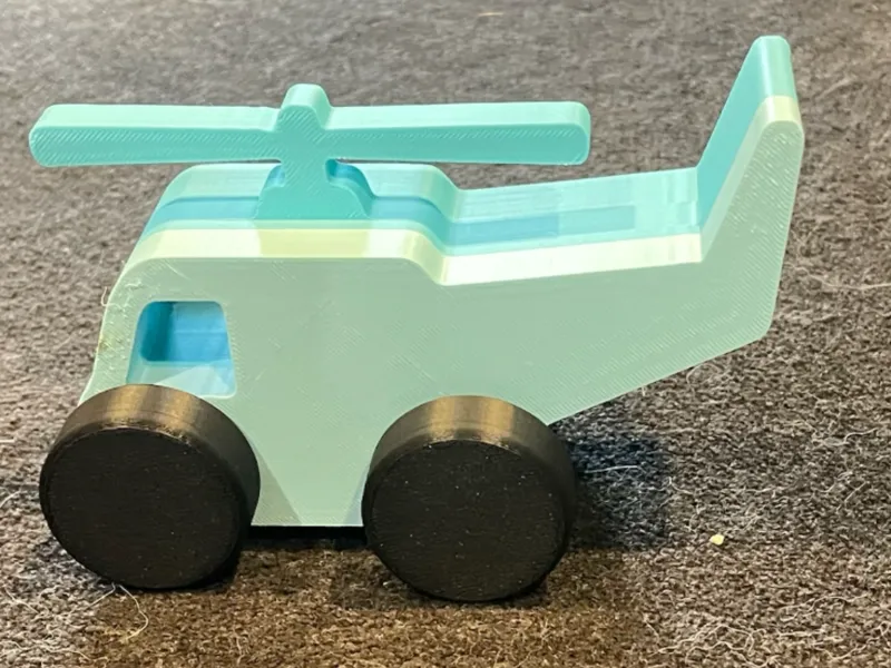 Push Toy - Helicopter