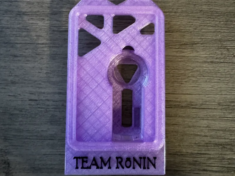 Triangle Modular Badge with Label Tab (RSA + Card)