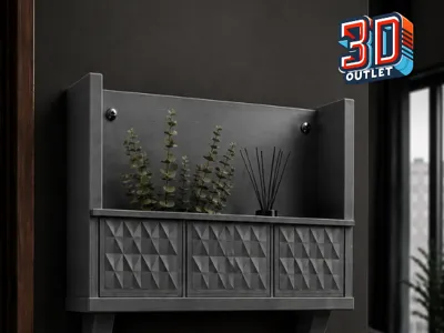 Soviet Balcony Wall Shelf
