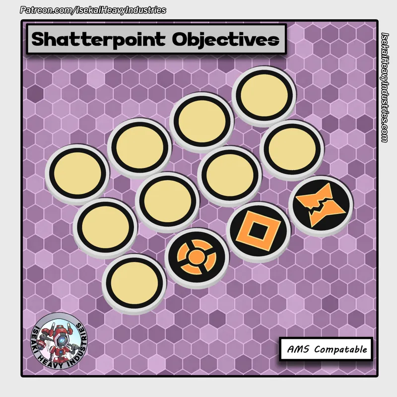 Star Wars Shatterpoint Objective Markers