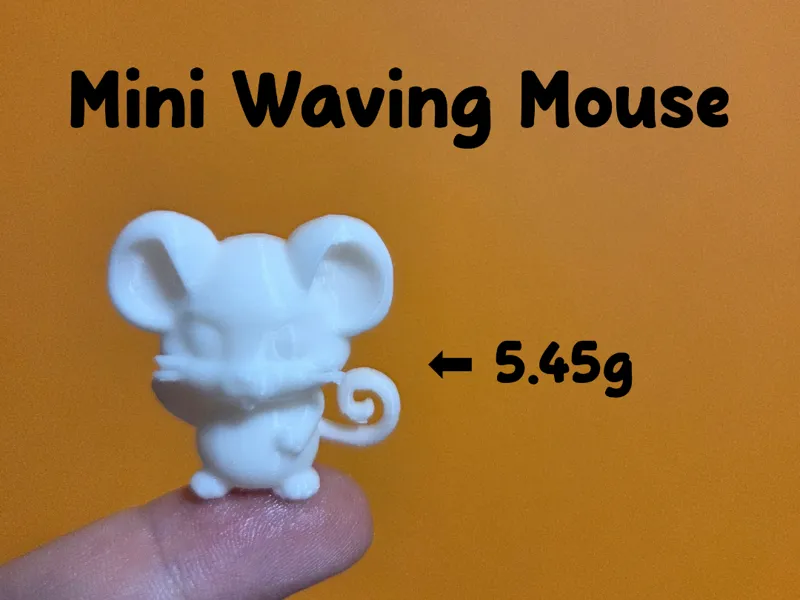 Mini Waving Mouse – Your Friendliest Little Pal!